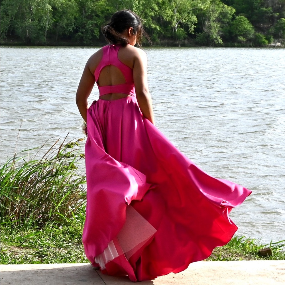 Pink Prom Dress, size 0